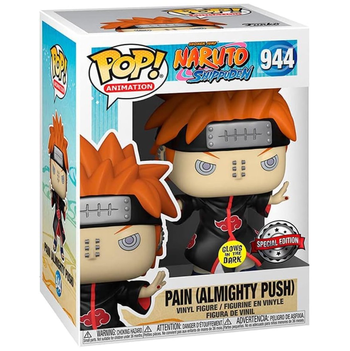 Naruto Shippuden - Pain (Almighty Push) (Glow Special Edition) #944 - Funko Pop! Vinyl Anime - Persona Toys