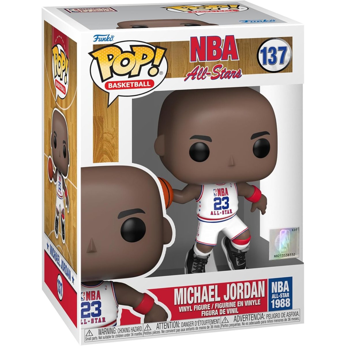 NBA All - Stars Basketball - Michael Jordan #137 - Funko Pop! Vinyl Icons - Persona Toys