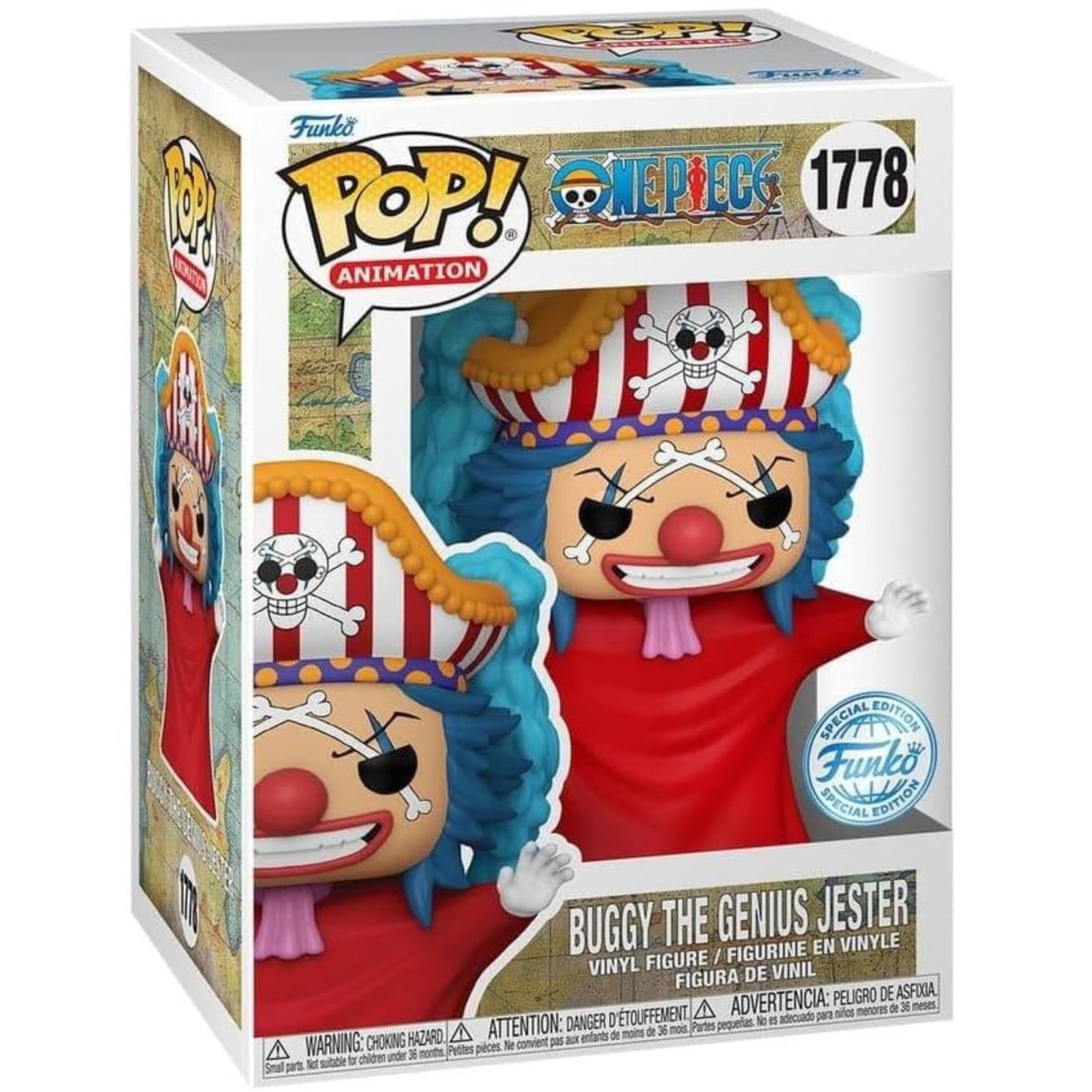 One Piece - Buggy The Genius Jester (Special Edition) #1778 - Funko Pop! Vinyl Anime - Persona Toys