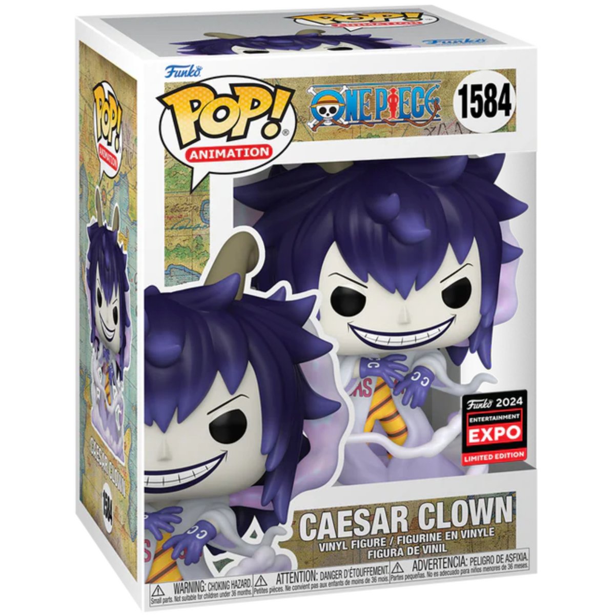 One Piece - Caesar Clown (2024 Entertainment Expo Limited Edition) #1584 - Funko Pop! Vinyl Anime - Persona Toys