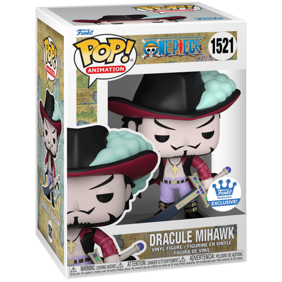 One Piece - Dracule Mihawk (Funko Shop Exclusive) 1521 - Funko Pop! Vinyl Anime - Persona Toys
