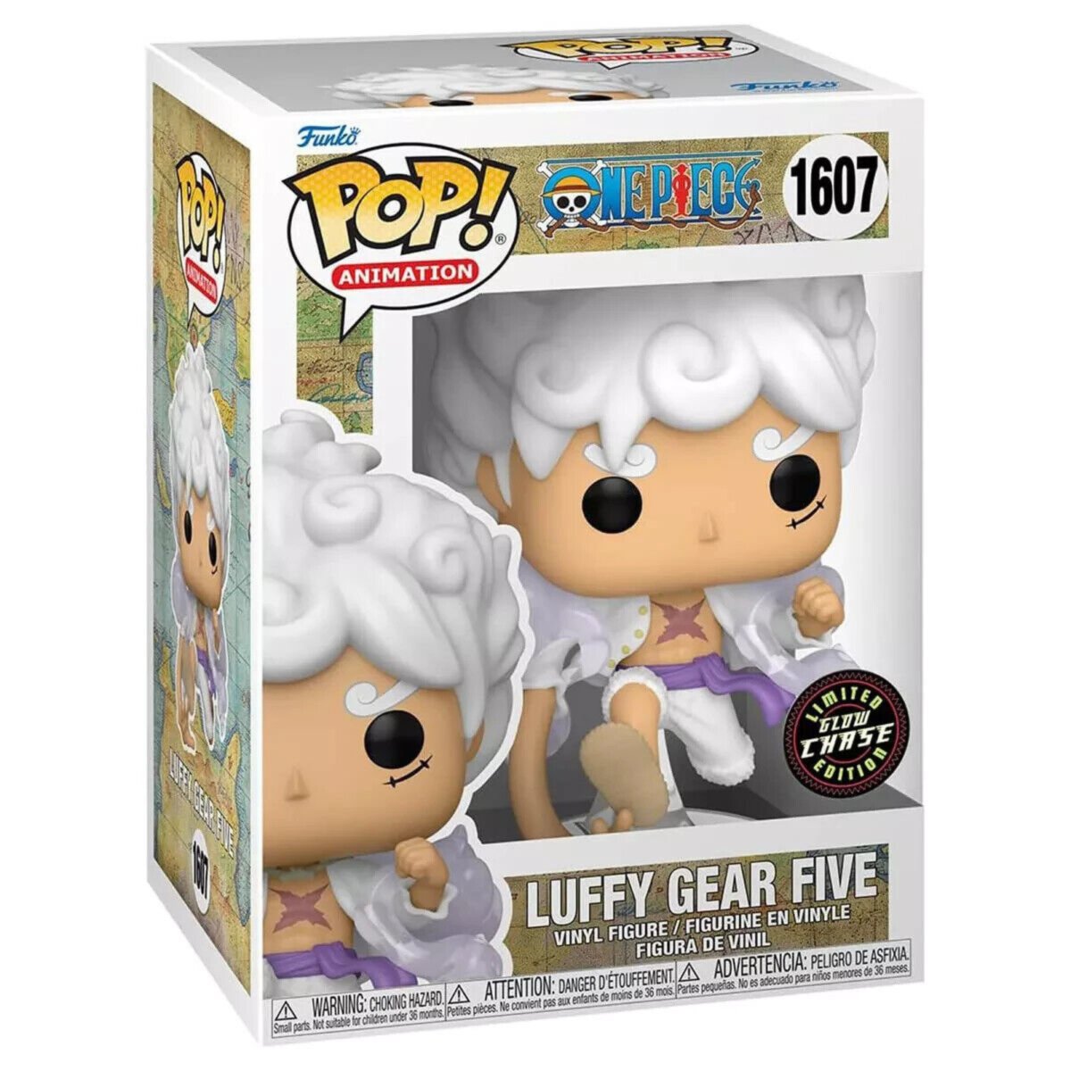 One Piece - Luffy Gear Five (Glow Chase) #1607 - Funko Pop! Vinyl Anime - Persona Toys