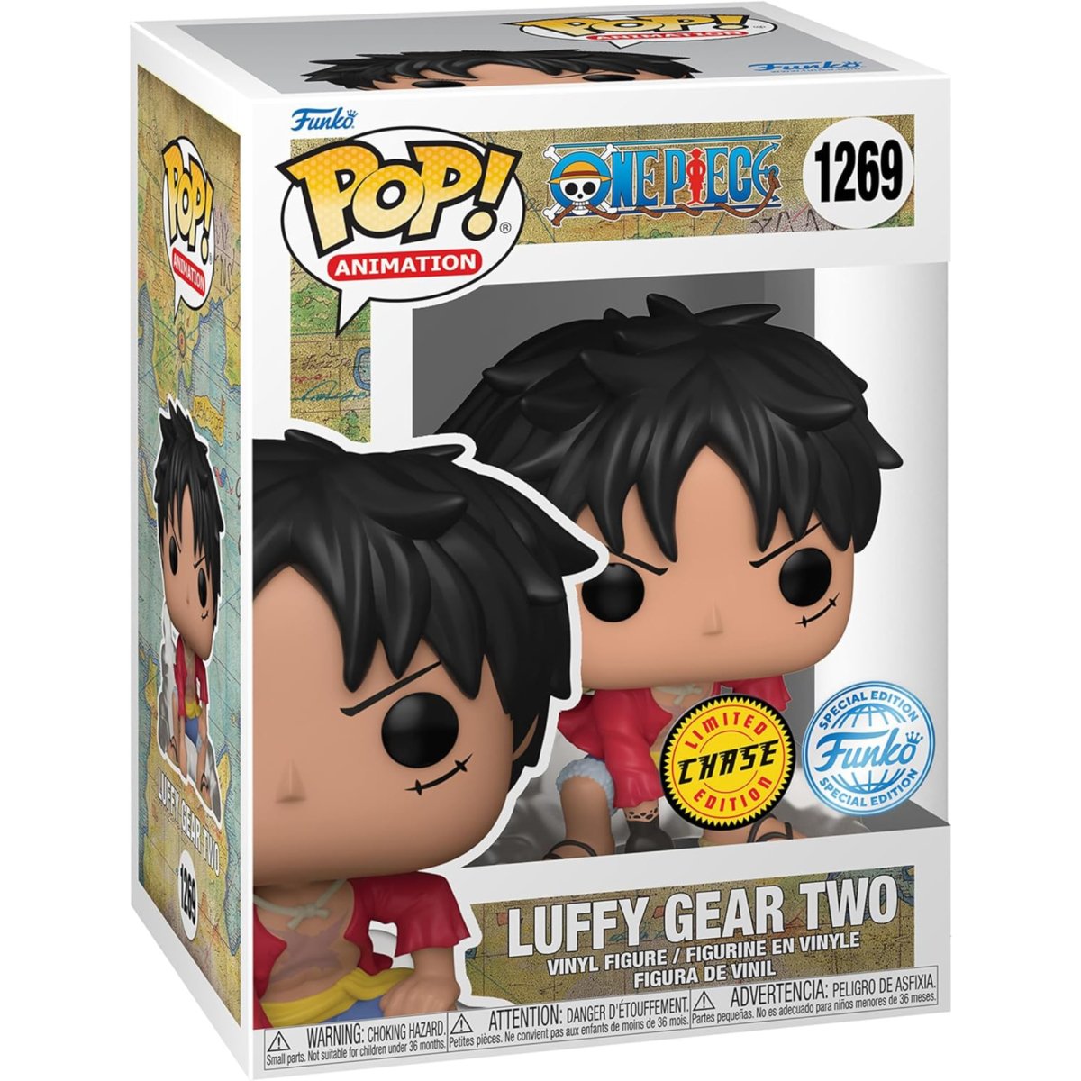 One Piece - Luffy Gear Two (Chase) (Special Edition) #1269 - Funko Pop! Vinyl Anime - Persona Toys