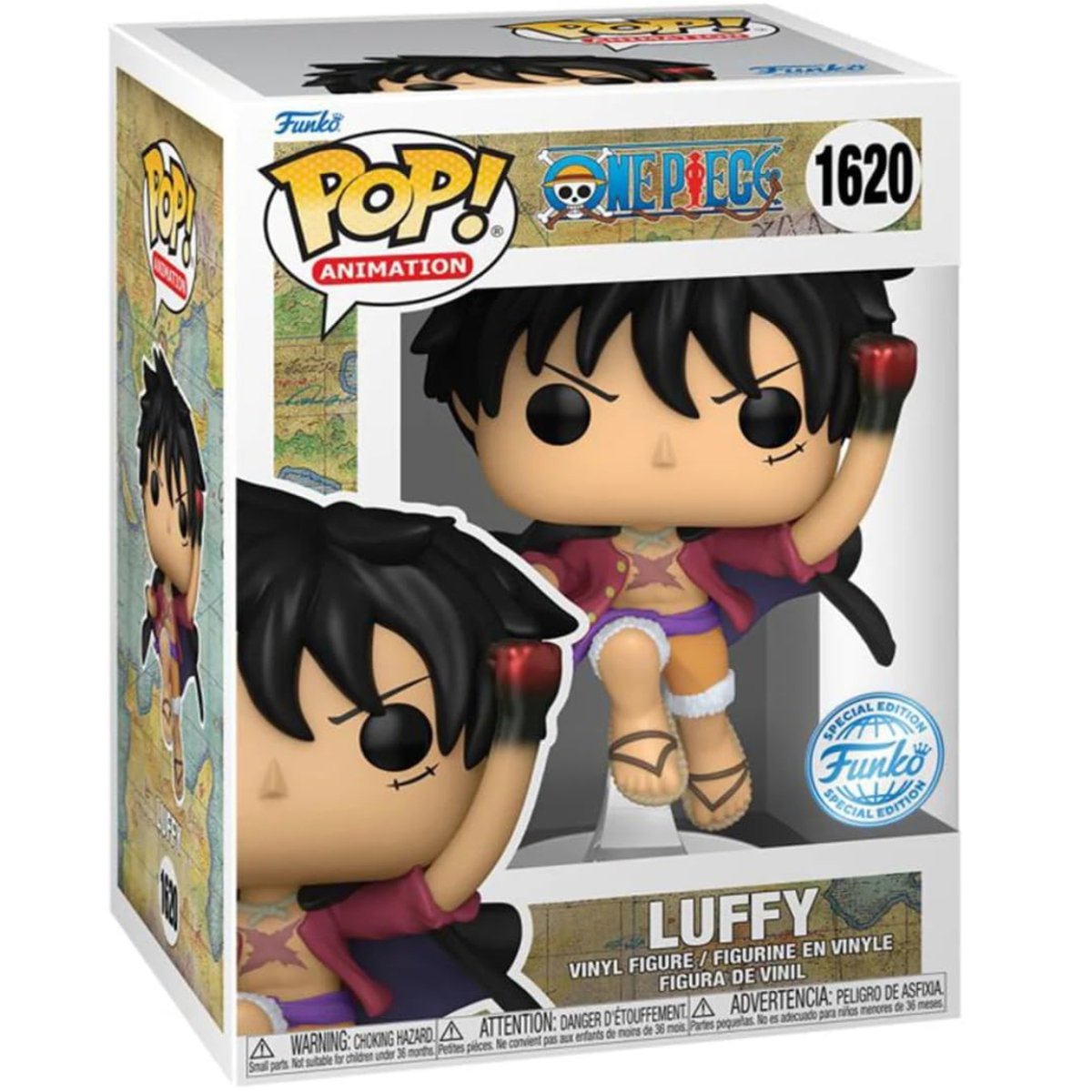 One Piece - Luffy [Uppercut] (Metallic Special Edition) #1620 - Funko Pop! Vinyl Anime - Persona Toys