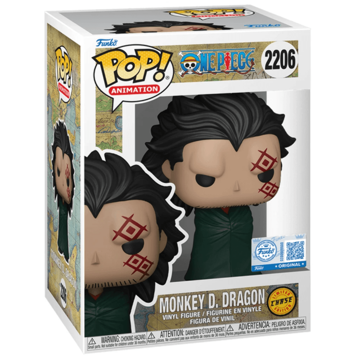 One Piece - Monkey D. Dragon [Unhooded] (Chase) (Special Edition) 2206 - Funko Pop! Vinyl Anime - Persona Toys