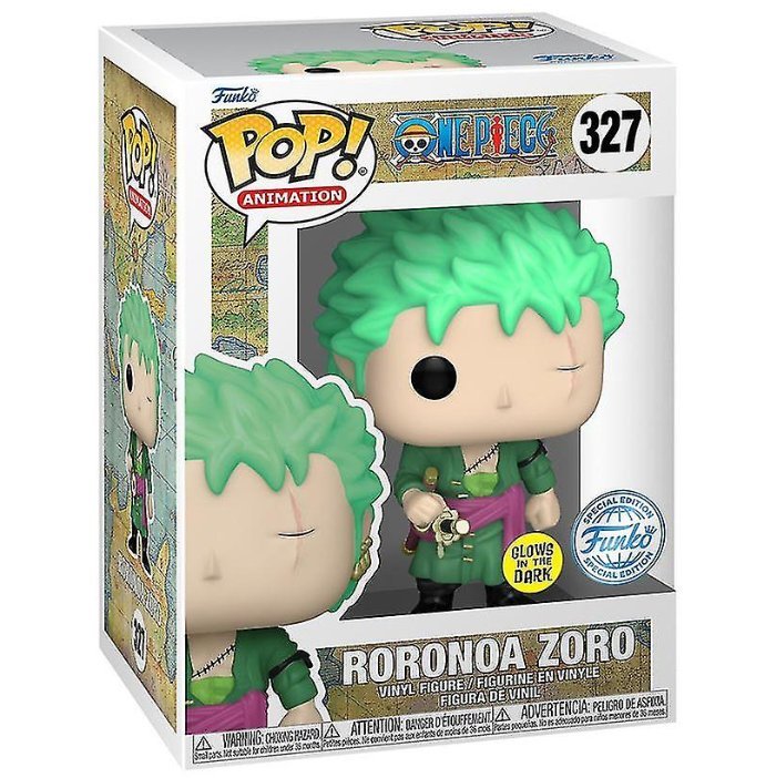 One Piece - Roronoa Zoro (Glow Special Edition) #327 - Funko Pop! Vinyl Anime - Persona Toys