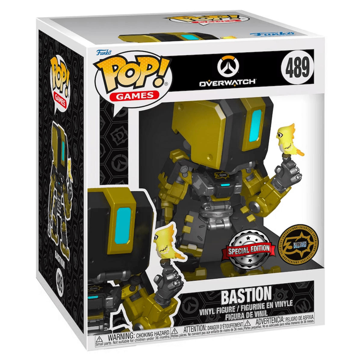 Overwatch - 6" Bastion (Blizzard 30th Anniversary Exclusive) 489 - Funko Pop! Vinyl Games - Persona Toys