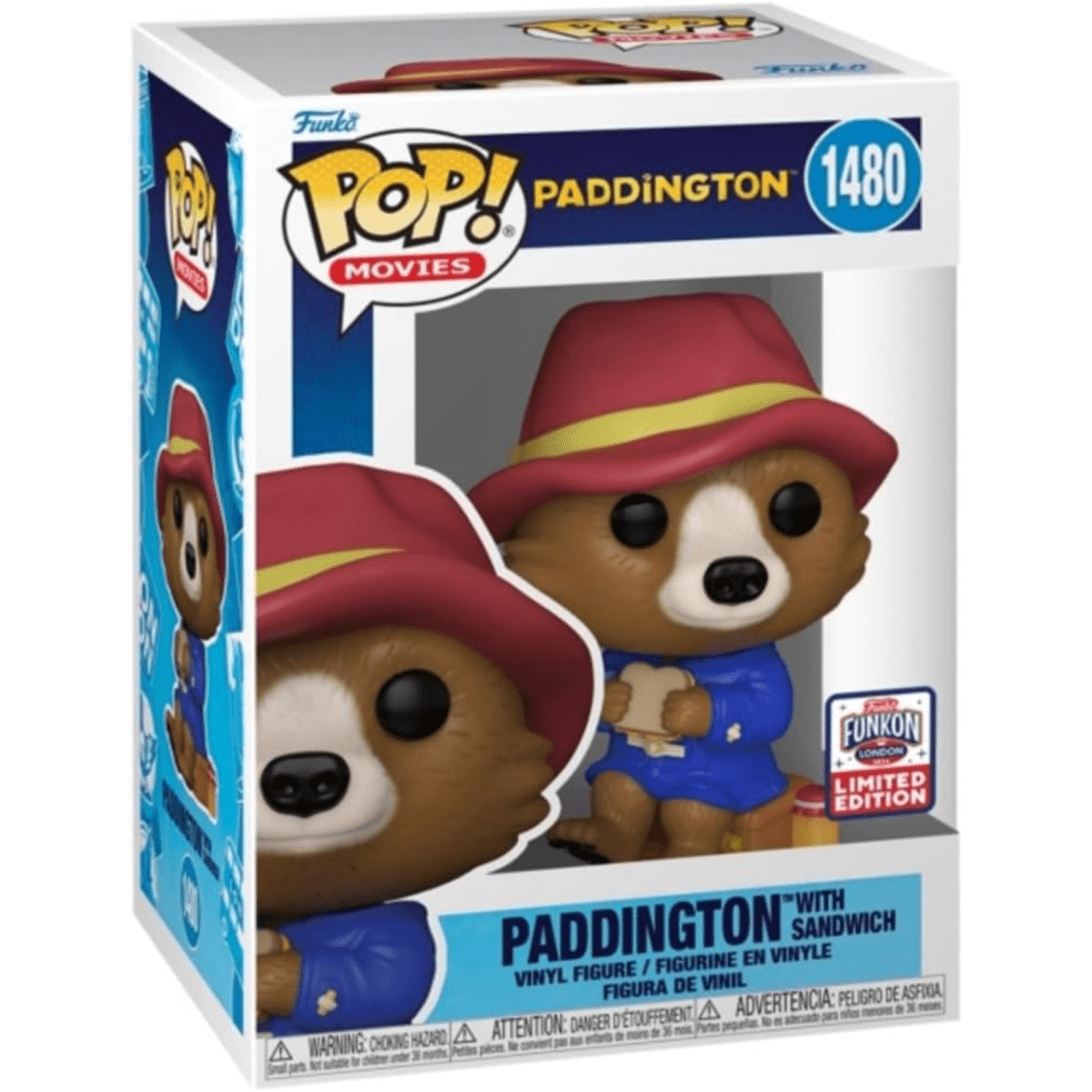 Paddington - Paddington with Sandwich (Funkon London 2024 Limited Edition) 1480 - Funko Pop! Vinyl Movies - Persona Toys