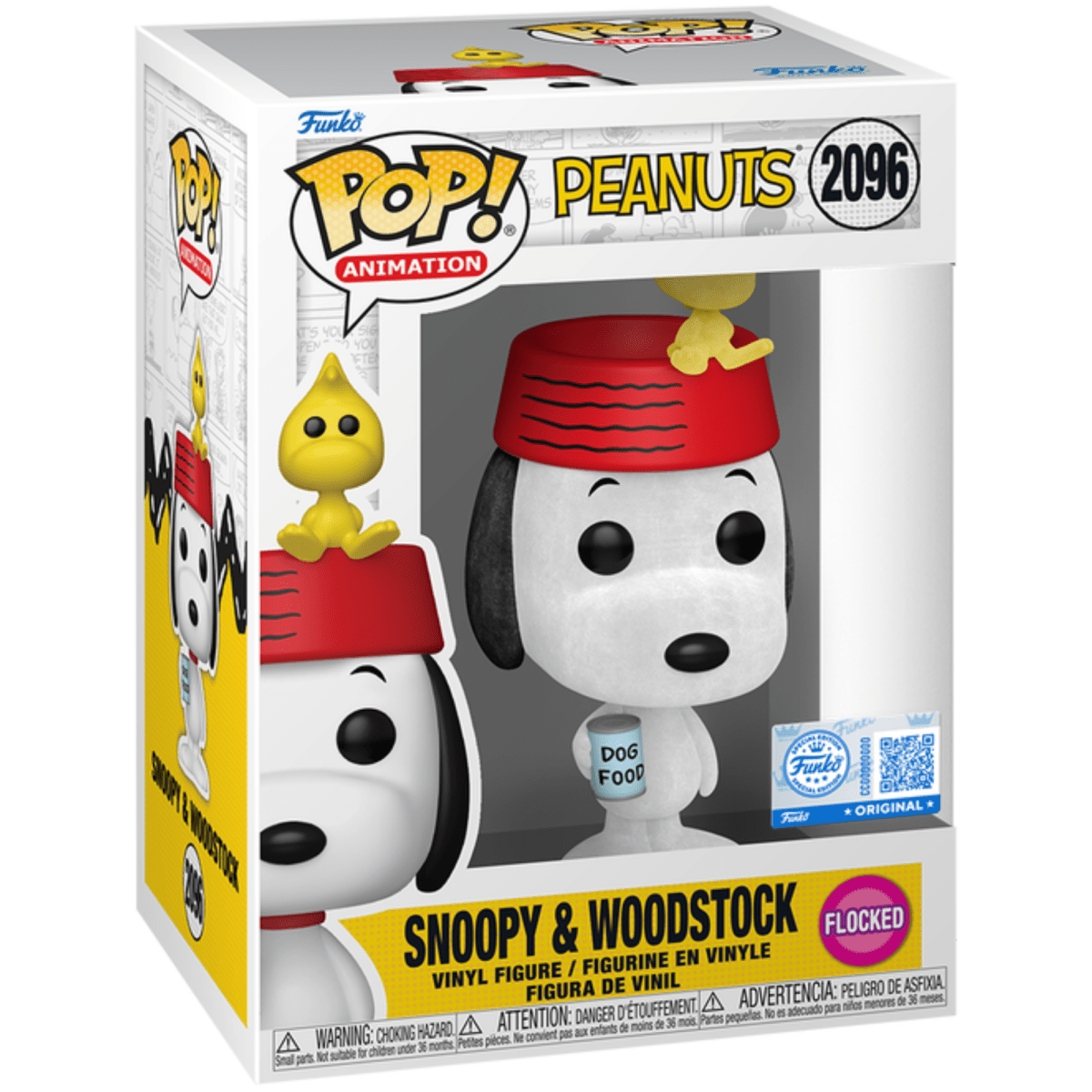 Peanuts - Snoopy & Woodstock (Flocked Special Edition) 2096 - Funko Pop! Vinyl Animation - Persona Toys