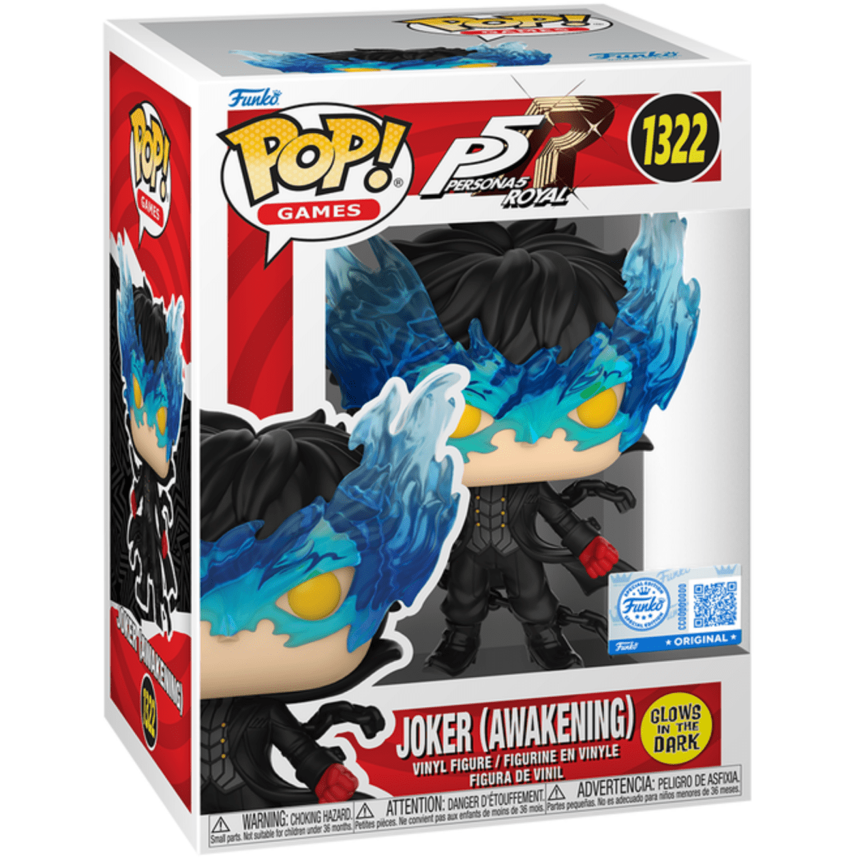Persona 5 Royal P5R - Joker (Awakening) (Glow Special Edition) #1322 - Funko Pop! Vinyl Games - Persona Toys