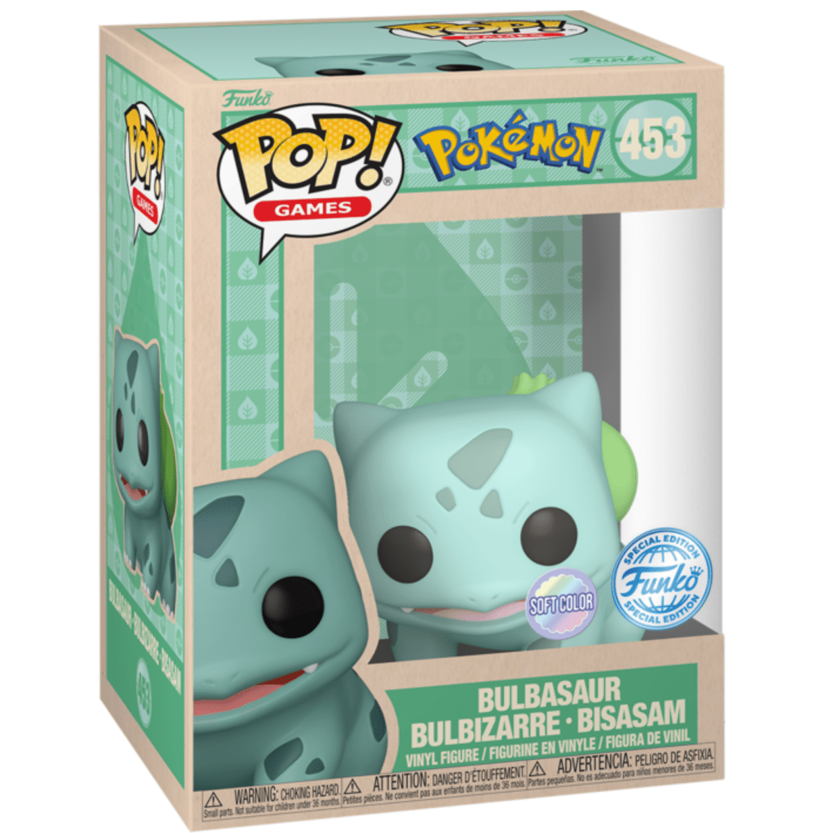 Pokemon - Bulbasaur [Pastel] (Soft Color) (Special Edition) 453 - Funko Pop! Vinyl Games - Persona Toys