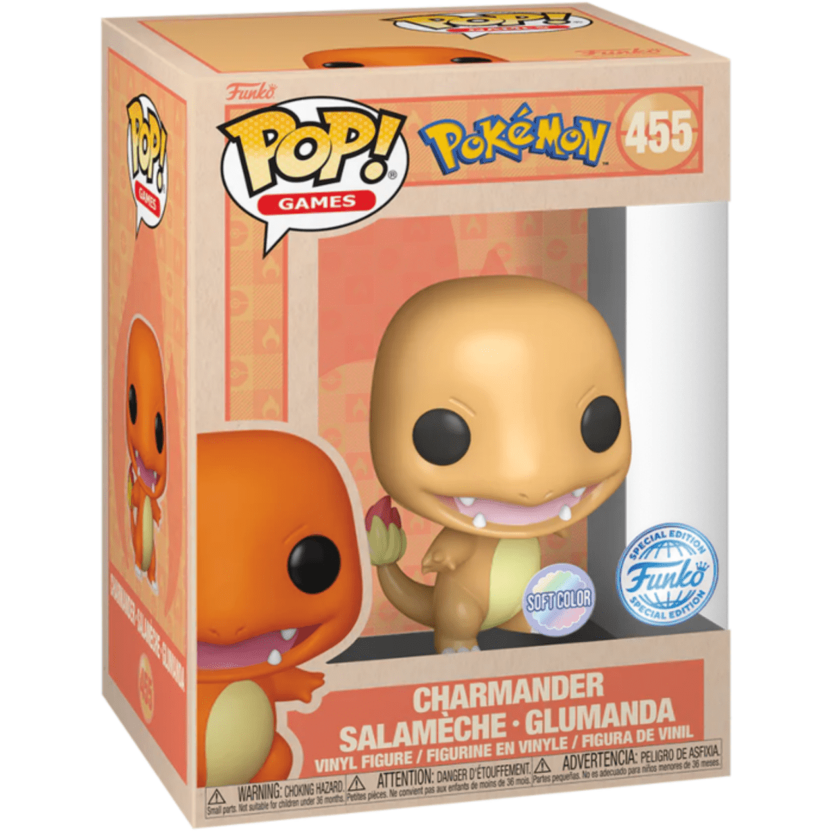Pokemon - Charmander [Pastel] (Soft Color) (Special Edition) 455 - Funko Pop! Vinyl Games - Persona Toys