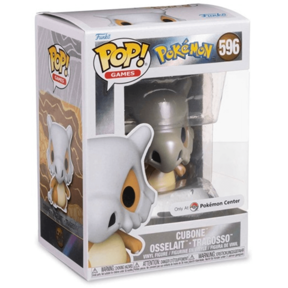 Pokemon - Cubone [Pearlescent] (Pokemon Center Exclusive) #596 - Funko Pop! Vinyl Games - Persona Toys