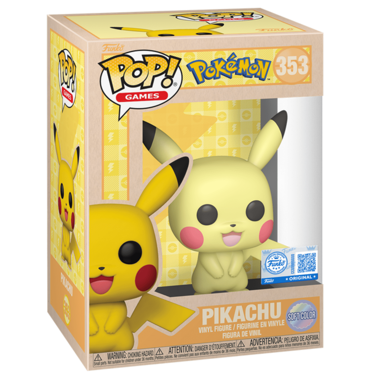 Pokemon - Pikachu [Pastel] (Soft Color) (Special Edition) 353 - Funko Pop! Vinyl Games - Persona Toys
