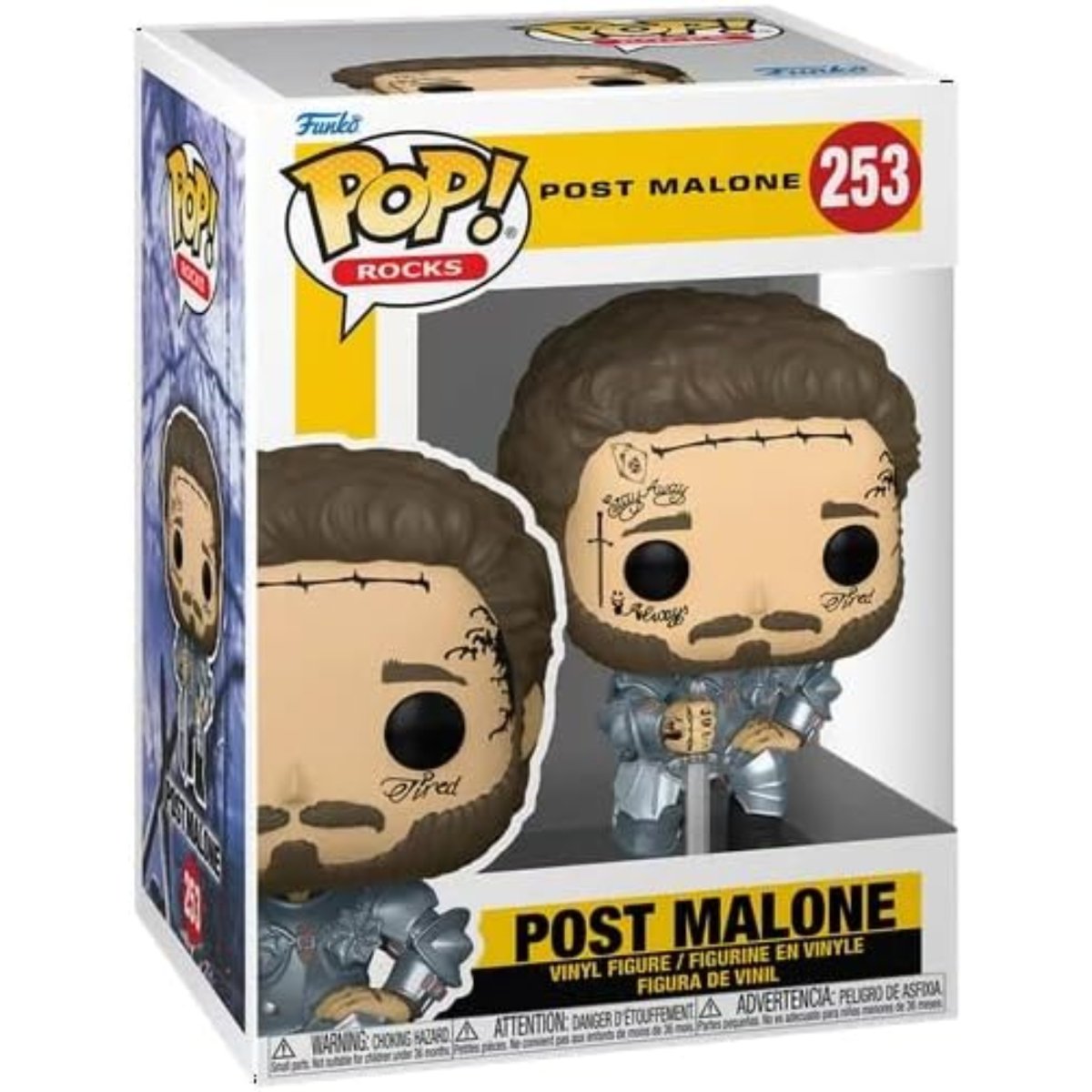 Post Malone - Post Malone [Knight] #253 - Funko Pop! Vinyl Rocks - Persona Toys