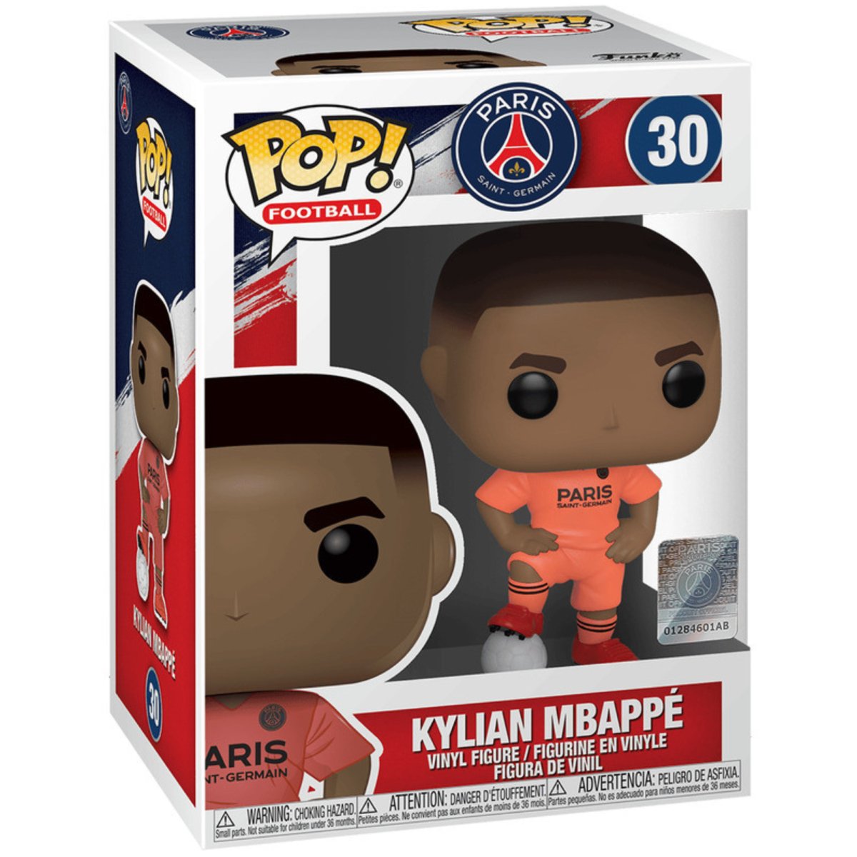 PSG Paris Saint Germain Football Club - Kylian Mbappe (Away Kit) #30 - Funko Pop! Vinyl Icons - Persona Toys