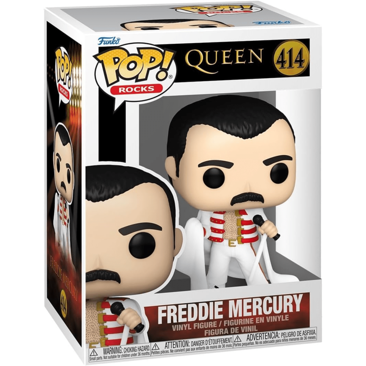 Queen - Freddie Mercury with Cape 414 - Funko Pop! Vinyl Rocks - Persona Toys