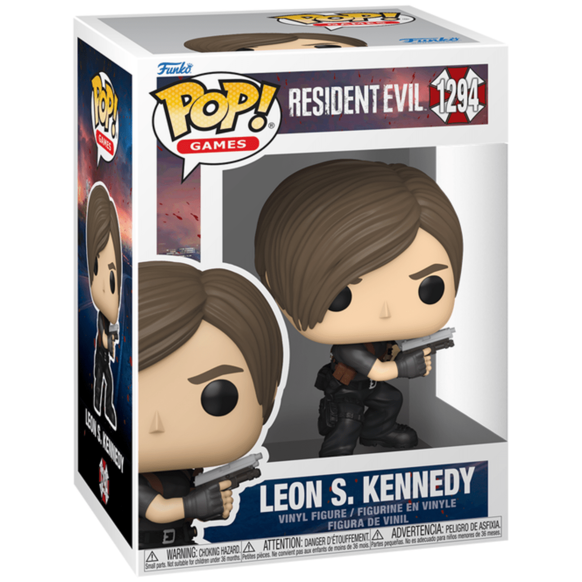 Resident Evil - Leon S. Kennedy 1294 - Funko Pop! Vinyl Games - Persona Toys