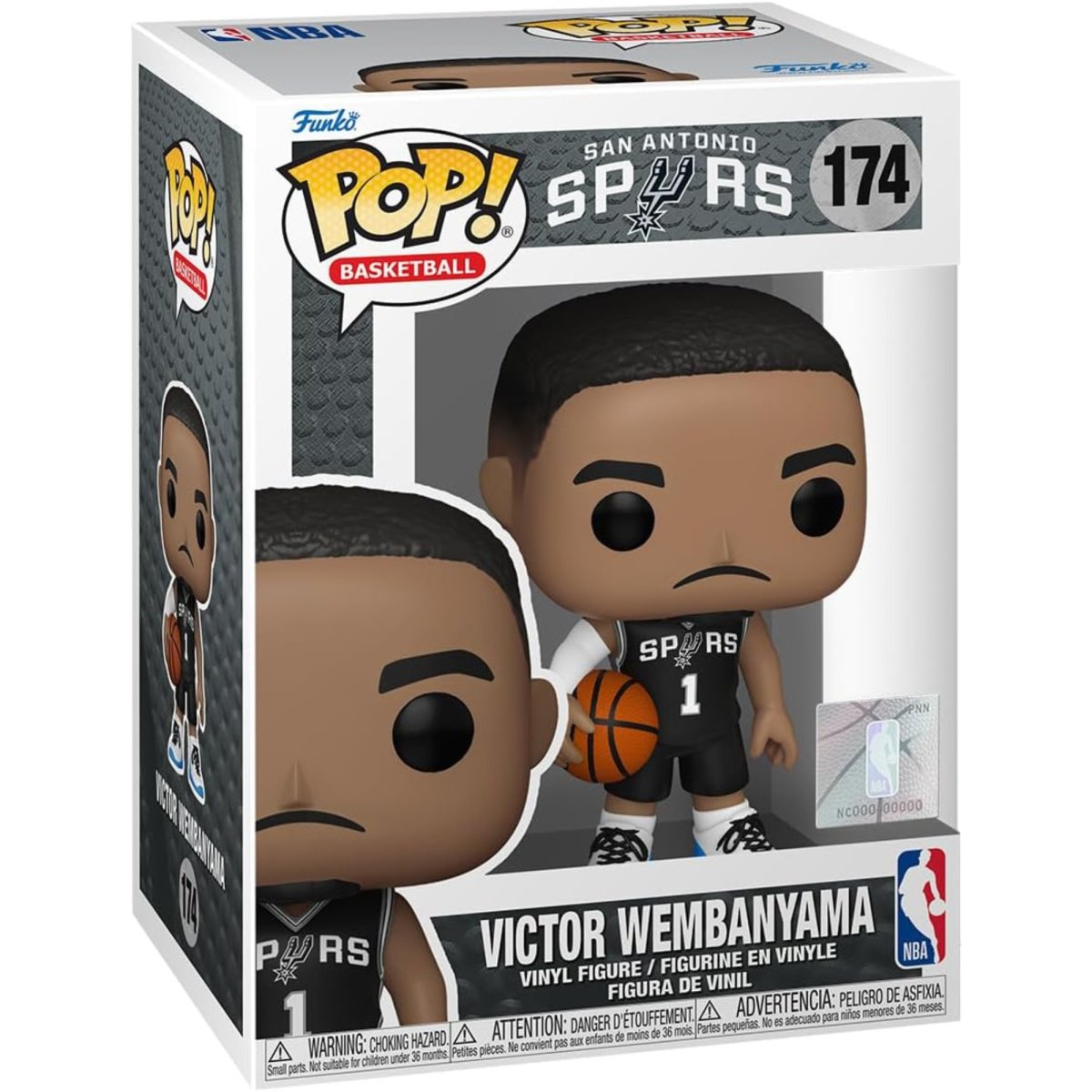 San Antonio Spurs Basketball - Victor Wembanyama #174 - Funko Pop! Vinyl Icons - Persona Toys