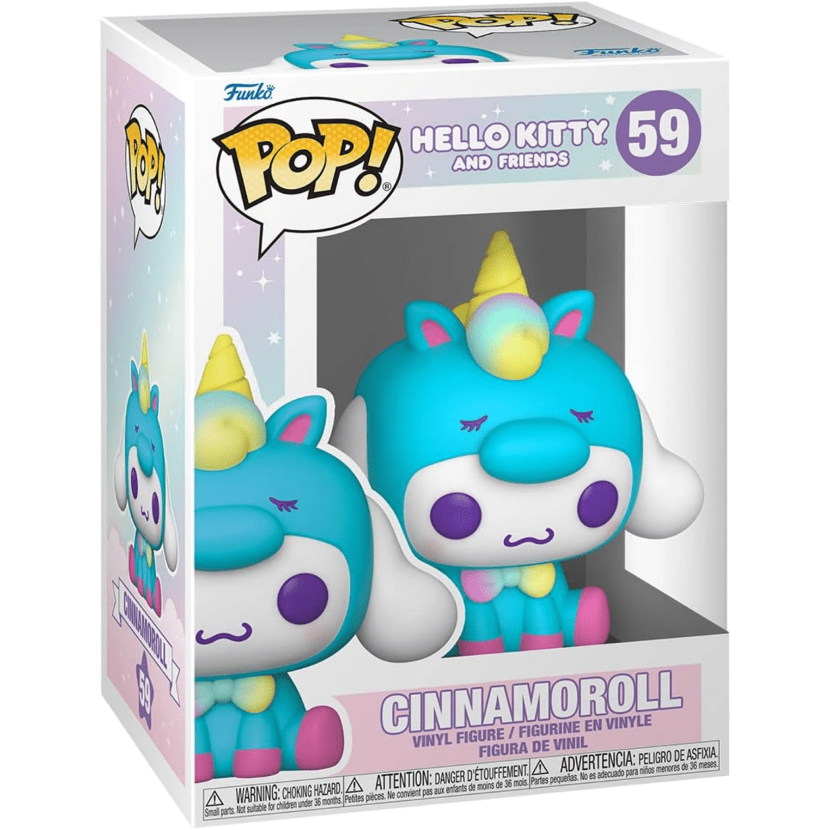 Sanrio - Hello Kitty and Friends - Cinnamoroll [Unicorn Party] 59 - Funko Pop! Vinyl Anime - Persona Toys