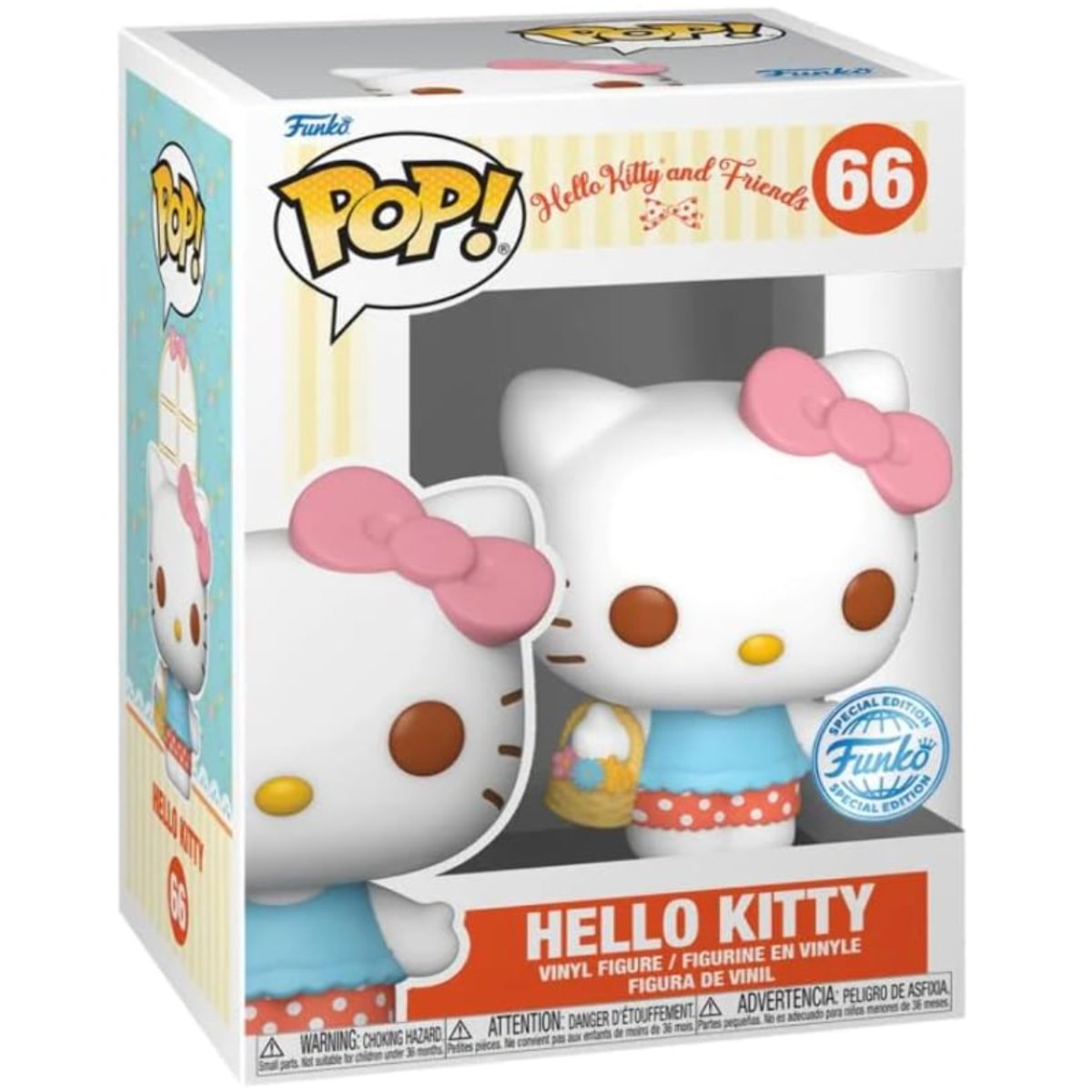 Sanrio - Hello Kitty and Friends - Hello Kitty [with Basket] (Special Edition) #66 - Funko Pop! Vinyl Anime - Persona Toys