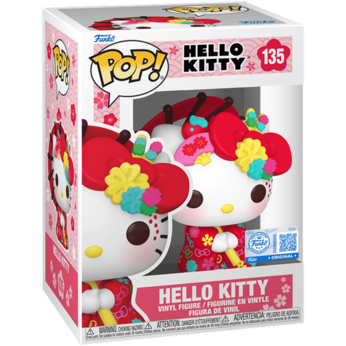 Sanrio - Hello Kitty in Kimono (Special Edition) 135 - Funko Pop! Vinyl Anime - Persona Toys