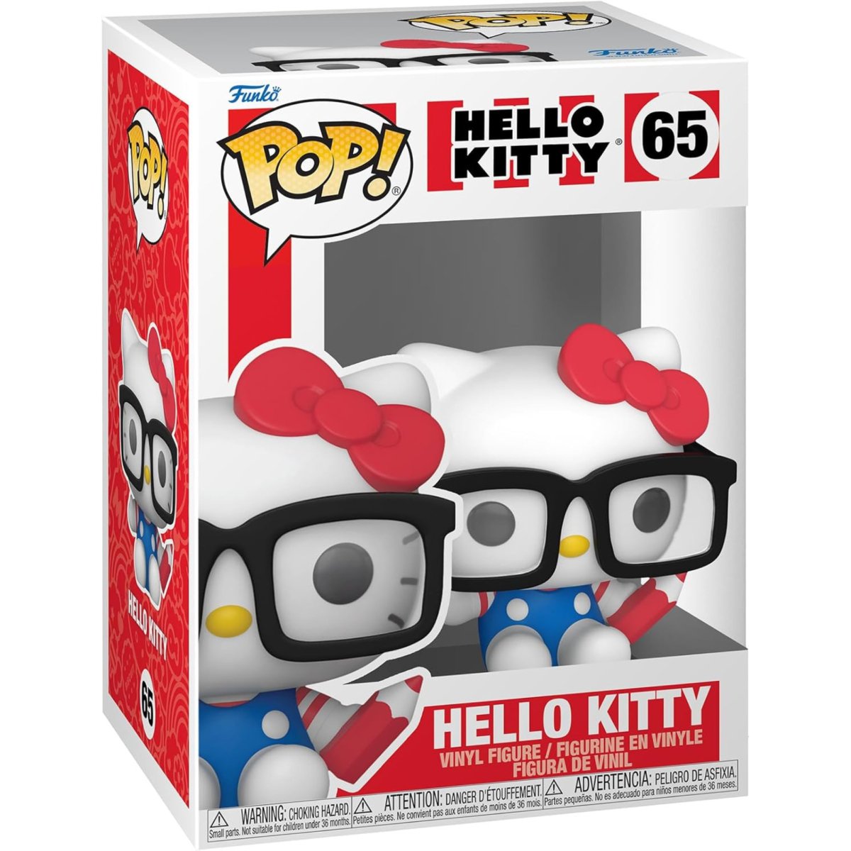 Sanrio - Hello Kitty (Nerd Glasses) #65 - Funko Pop! Vinyl Anime - Persona Toys