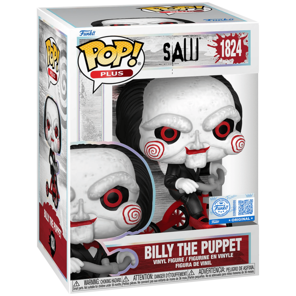 Saw - Billy The Puppet [On Tricycle] (Special Edition) 1824 - Funko Pop! Plus Vinyl Movies - Persona Toys