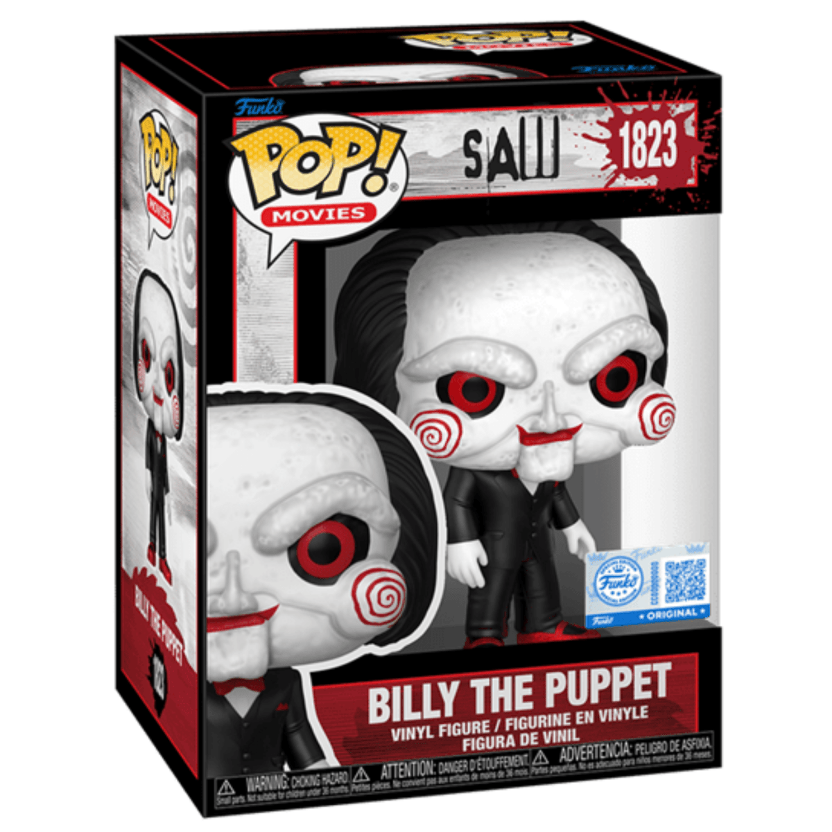 Saw - Billy The Puppet [with Glitter Shoes] (Special Edition) 1823 - Funko Pop! Plus Vinyl Movies - Persona Toys