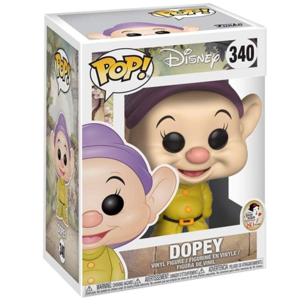 Snow White and the Seven Dwarfs - Dopey #340 - Funko Pop! Vinyl Disney - Persona Toys