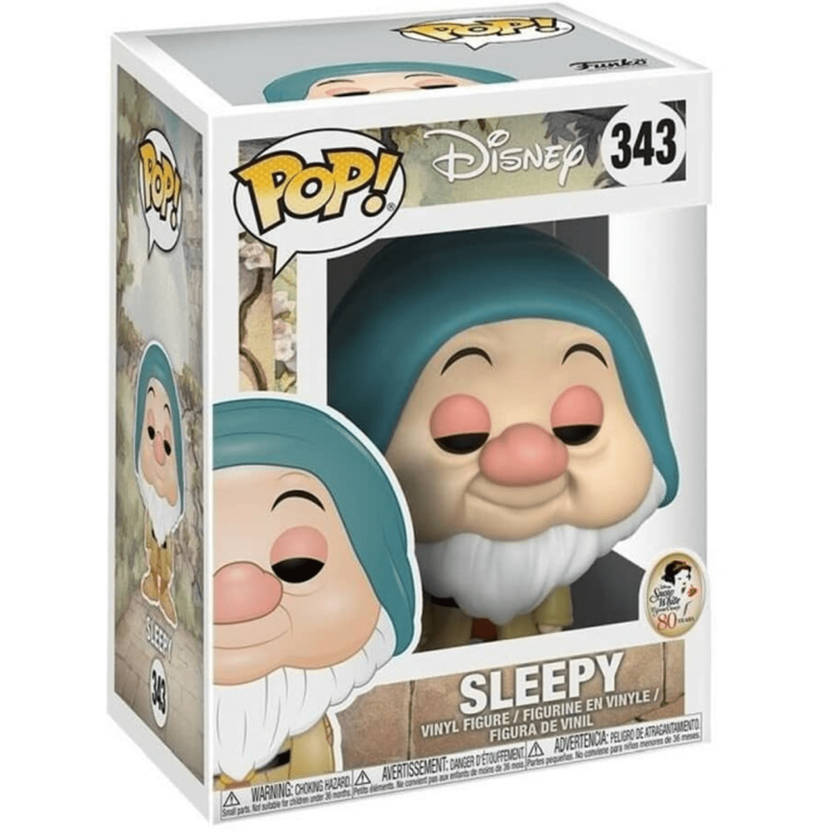 Snow White and the Seven Dwarfs - Sleepy #343 - Funko Pop! Vinyl Disney - Persona Toys