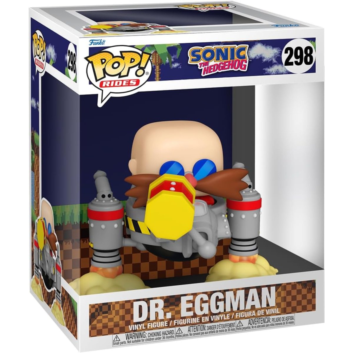 Sonic the Hedgehog - 6" Dr Eggman #298 - Funko Pop! Vinyl Rides Games - Persona Toys