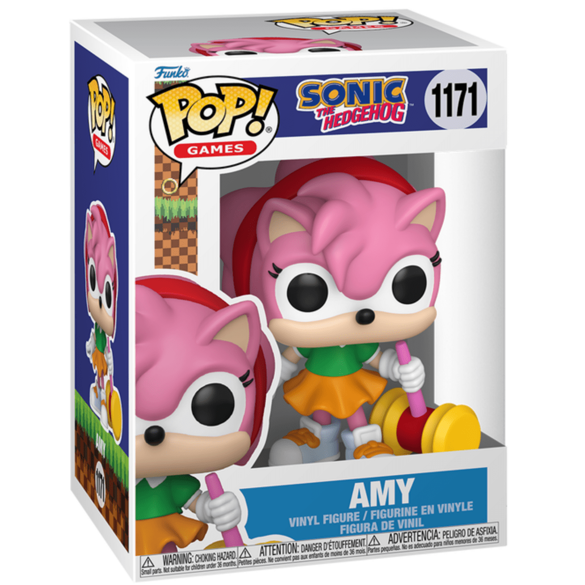 Sonic the Hedgehog - Amy Rose with Piko Hammer 1171 - Funko Pop! Vinyl Games - Persona Toys