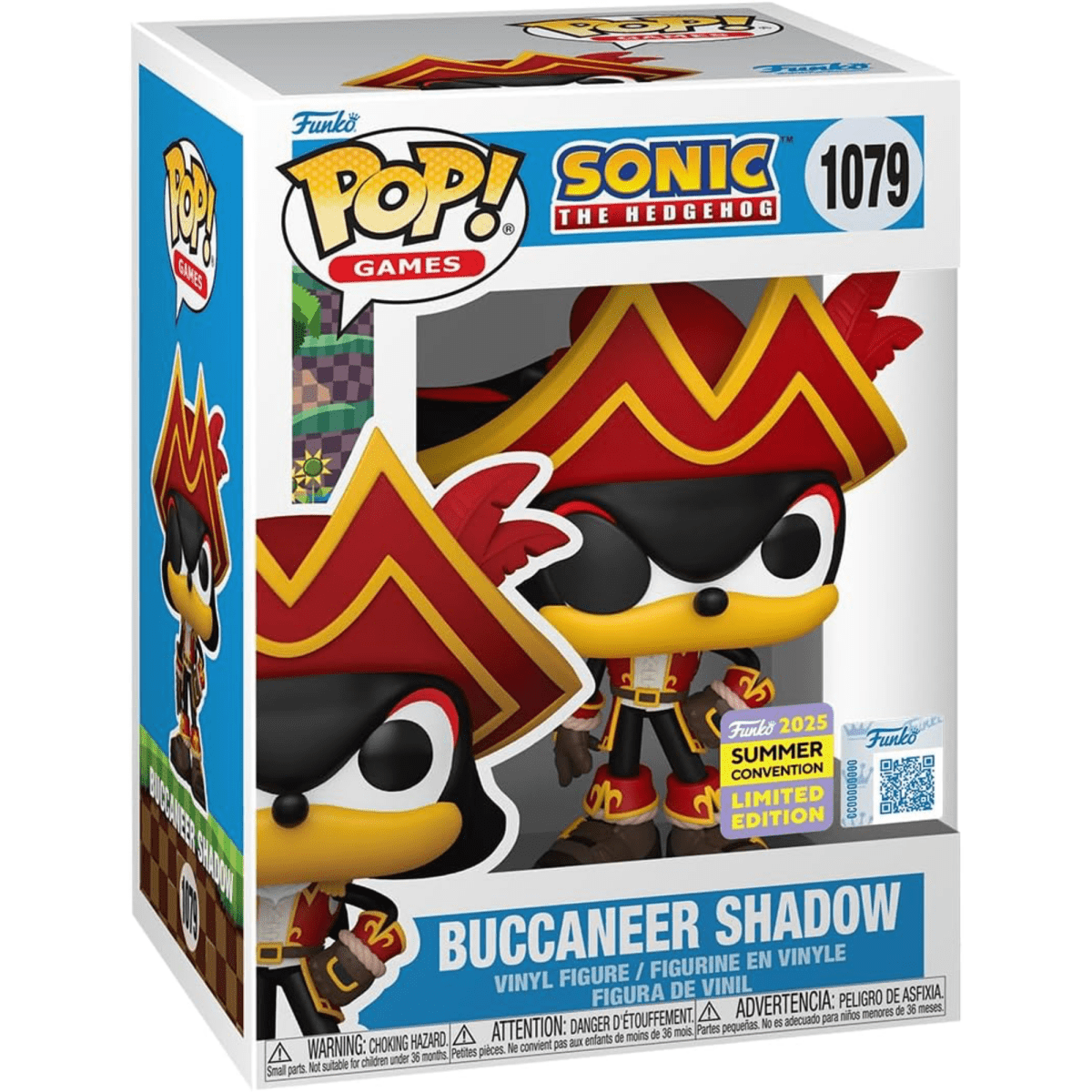 Sonic the Hedgehog - Buccaneer Shadow (2025 Summer Convention Limited Edition) 1079 - Funko Pop! Vinyl Games - Persona Toys