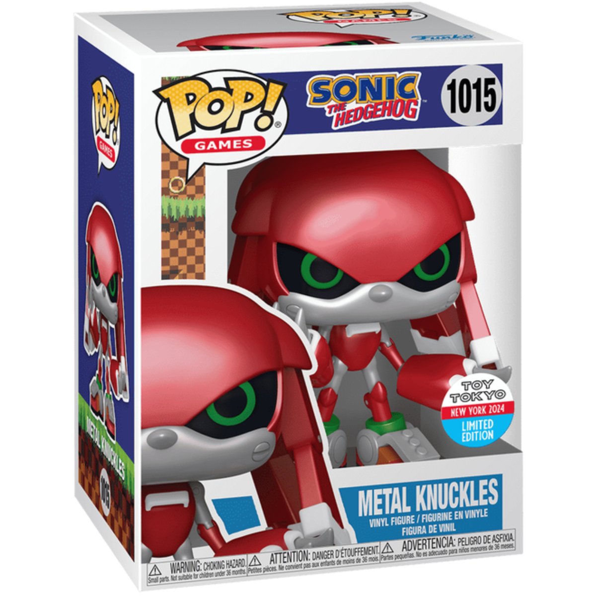 Sonic the Hedgehog - Metal Knuckles (Toy Tokyo New York 2024 Limited Edition) #1015 - Funko Pop! Vinyl Games - Persona Toys