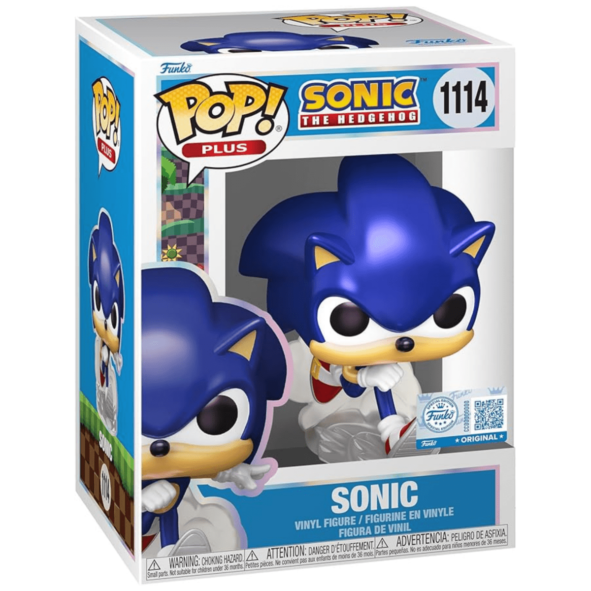 Sonic the Hedgehog - Sonic [Running] (Pearlescent) (Special Edition) 1114 - Funko Pop! Plus Vinyl Games - Persona Toys