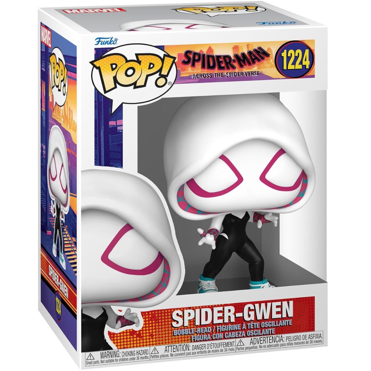 Spider - Man Across the Spider - Verse - Spider - Gwen #1224 - Funko Pop! Vinyl Marvel - Persona Toys