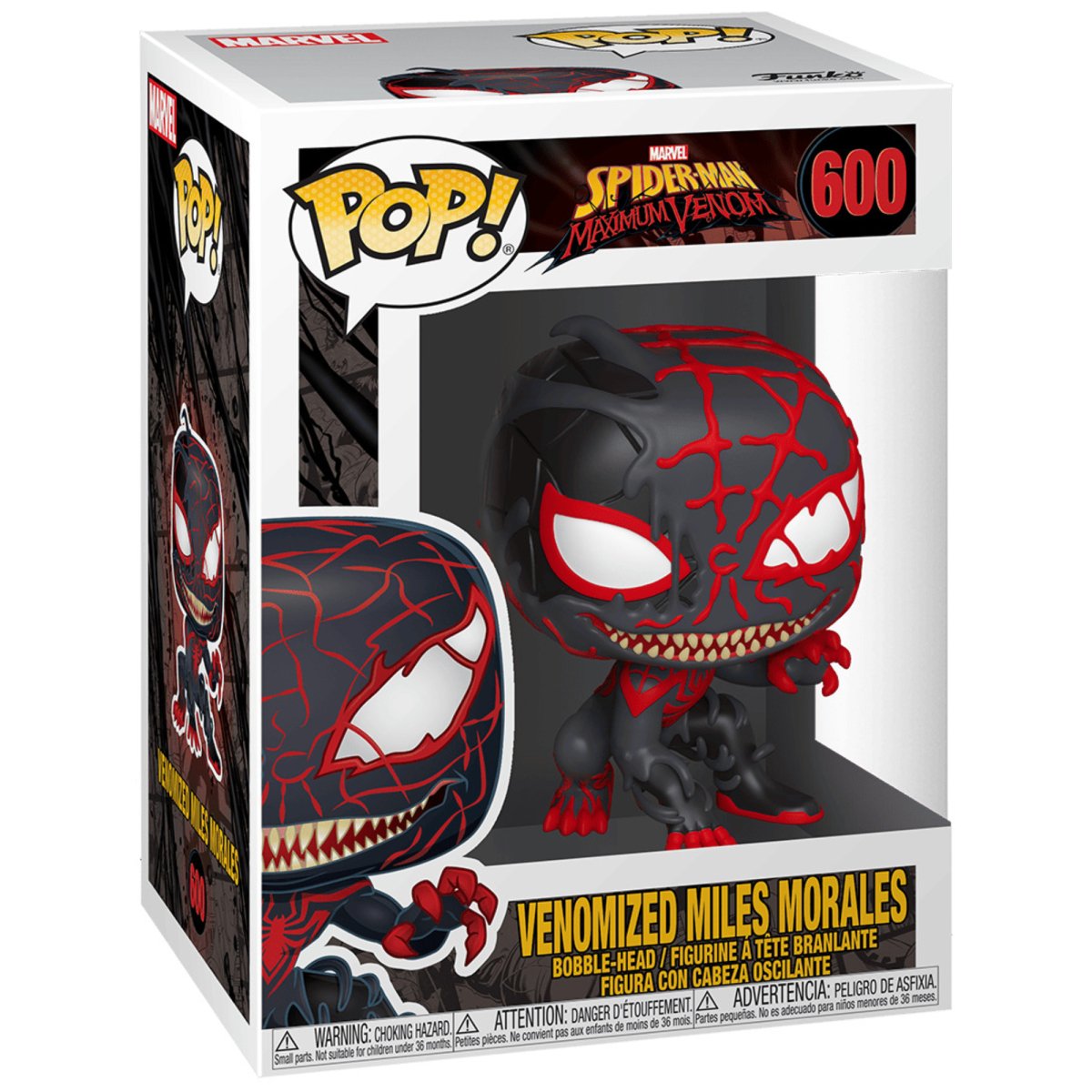 Spider - Man Maximum Venom - Venomized Miles Morales #600 - Funko Pop! Vinyl Marvel - Persona Toys