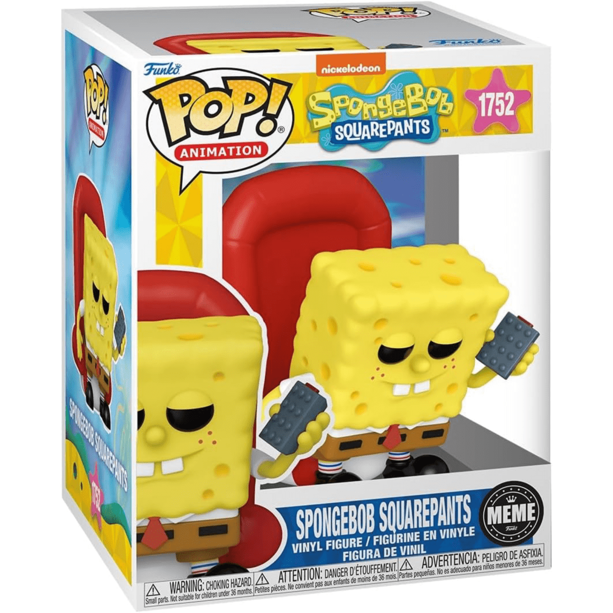SpongeBob Squarepants - SpongeBob Squarepants [Meme] 1752 - Funko Pop! Vinyl Animation - Persona Toys