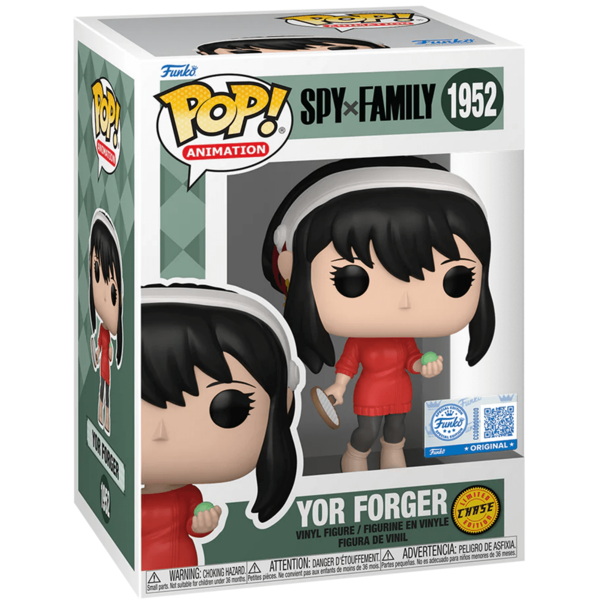 Spy x Family - Yor Forger [Red Sweater w/ Tennis Racket] (Chase) (Special Edition) 1952 - Funko Pop! Vinyl Anime - Persona Toys