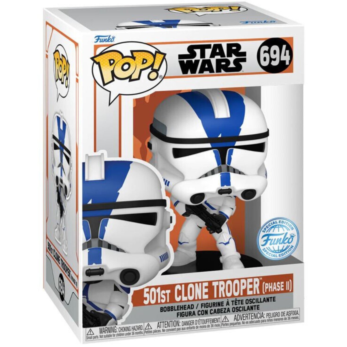 Star Wars - 501st Clone Trooper (Phase II) (Special Edition) #694 - Funko Pop! Vinyl Star Wars - Persona Toys