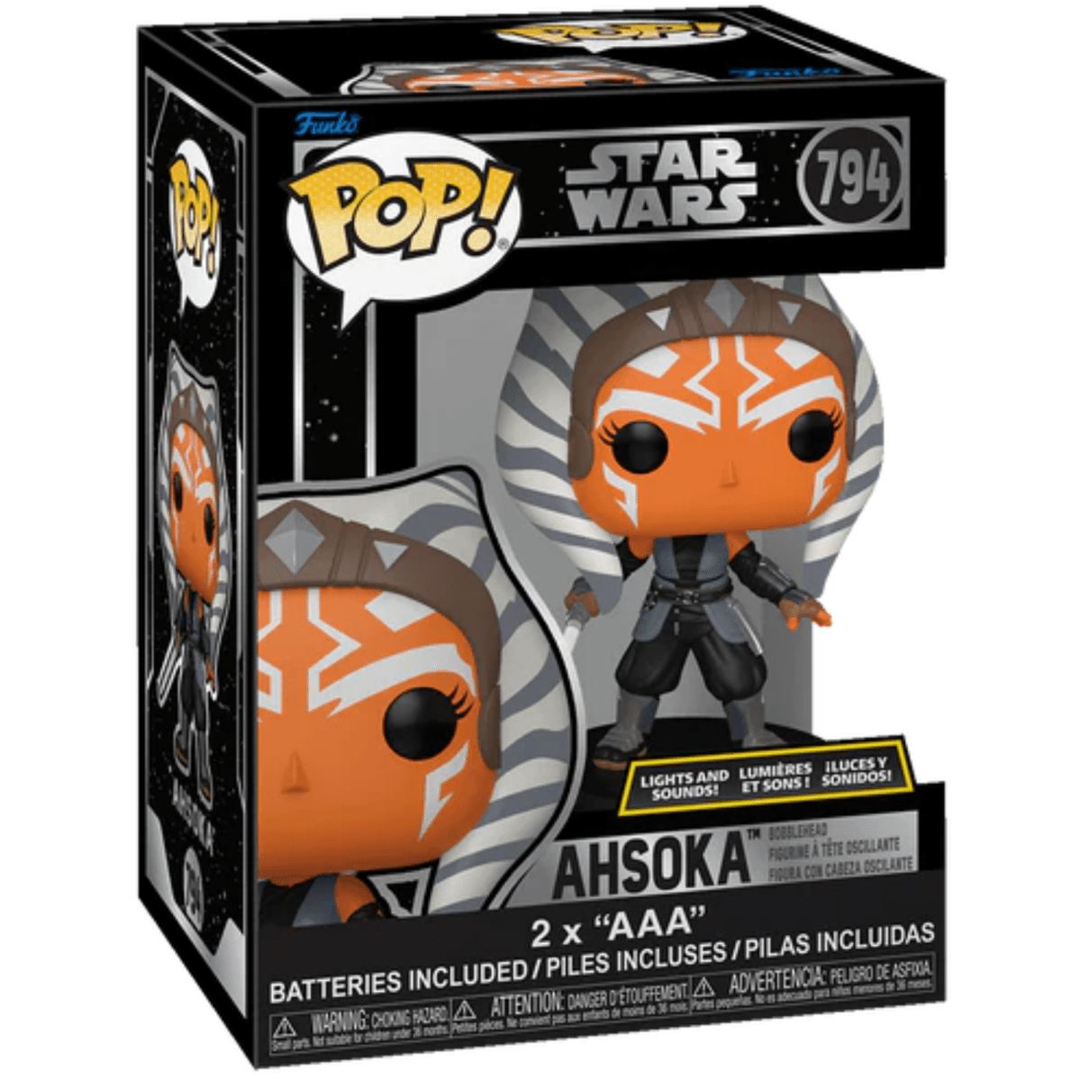 Star Wars - Ahsoka [Lights & Sounds] 794 - Funko Pop! Vinyl Star Wars - Persona Toys