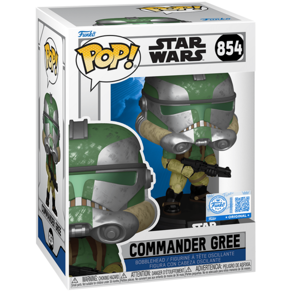 Star Wars - Commander Gree [Clone Wars] (Special Edition) 854 - Funko Pop! Vinyl Star Wars - Persona Toys