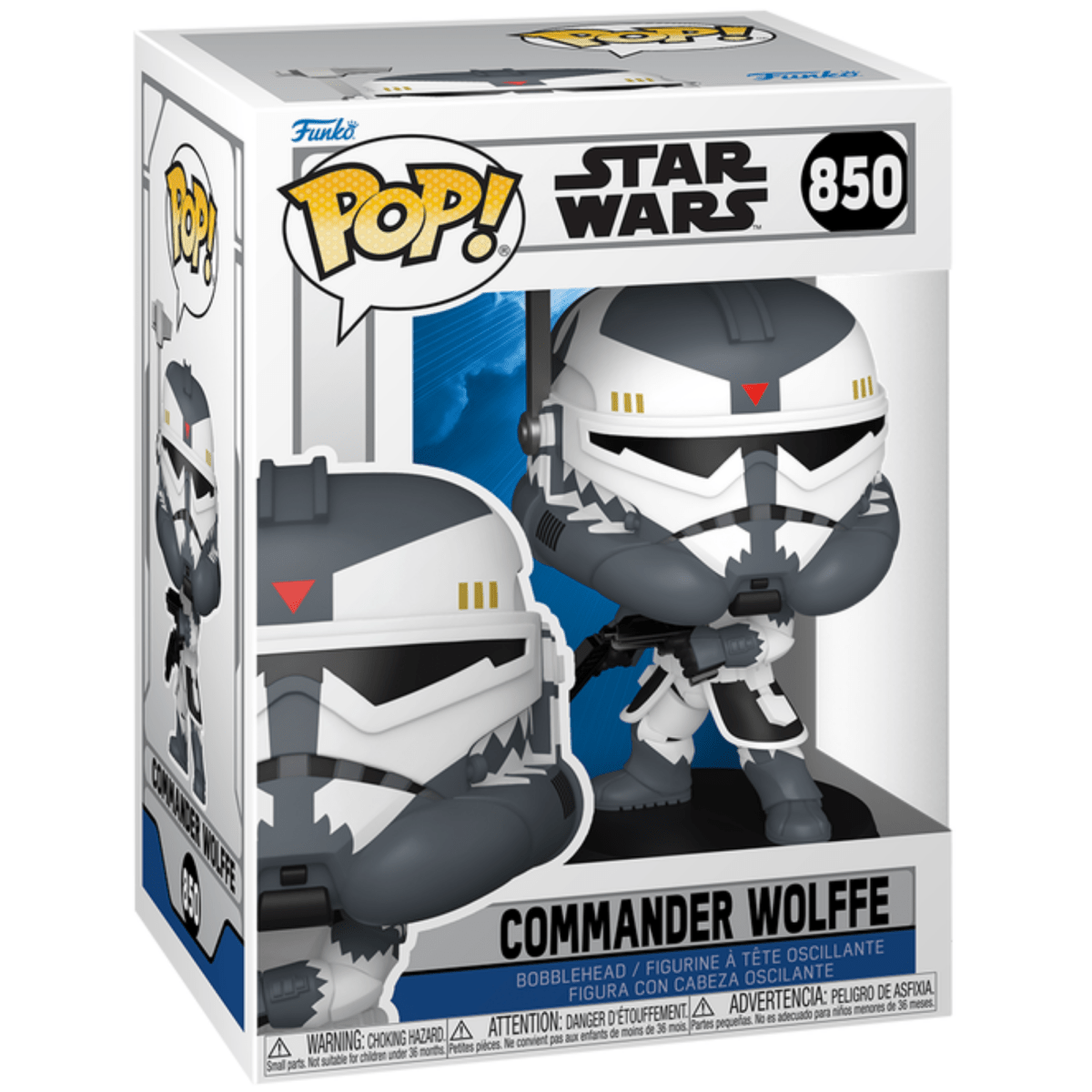 Star Wars - Commander Wolffe [Clone Wars] 850 - Funko Pop! Vinyl Star Wars - Persona Toys