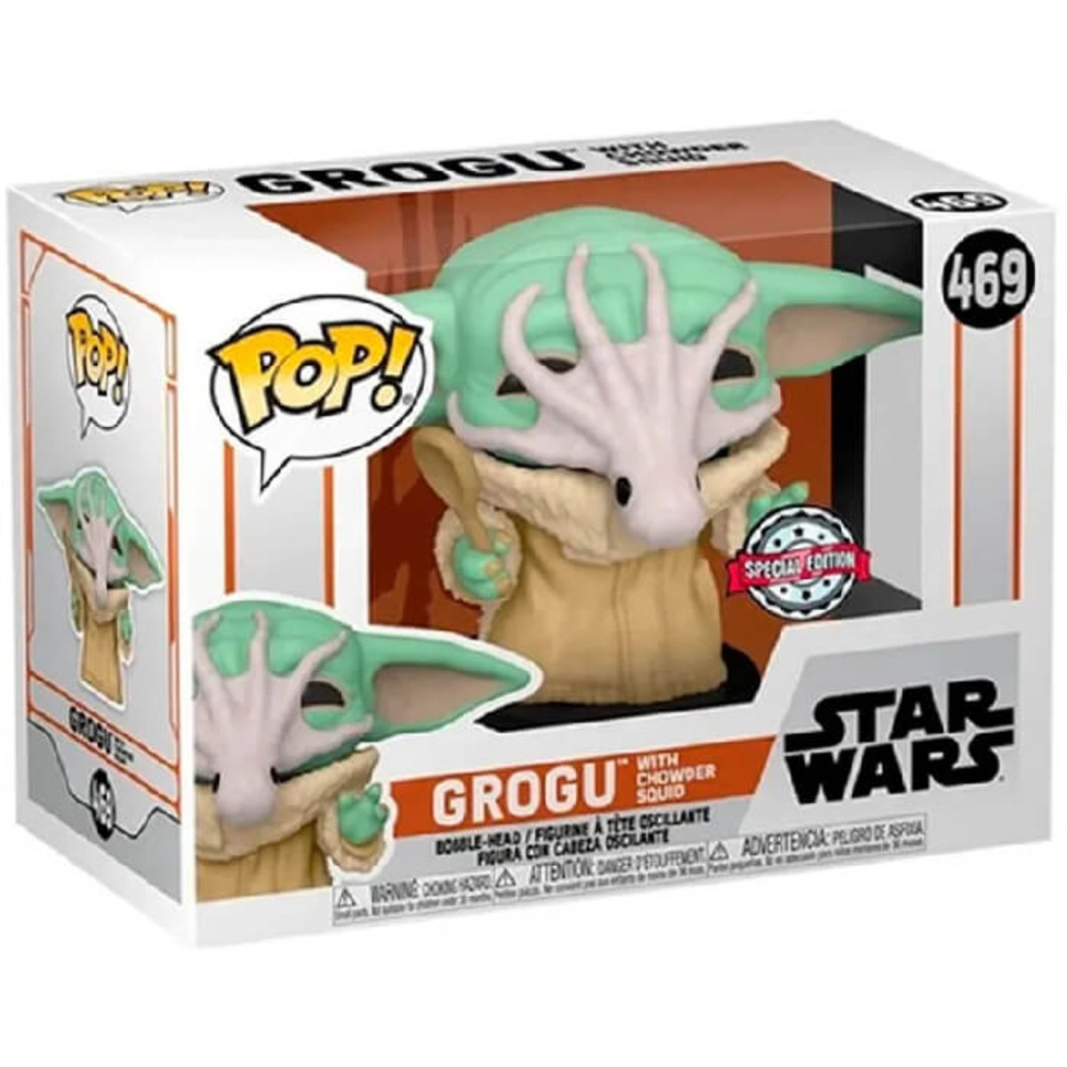 Star Wars - Grogu with Chowder Squid (Special Edition) #469 - Funko Pop! Vinyl Star Wars - Persona Toys