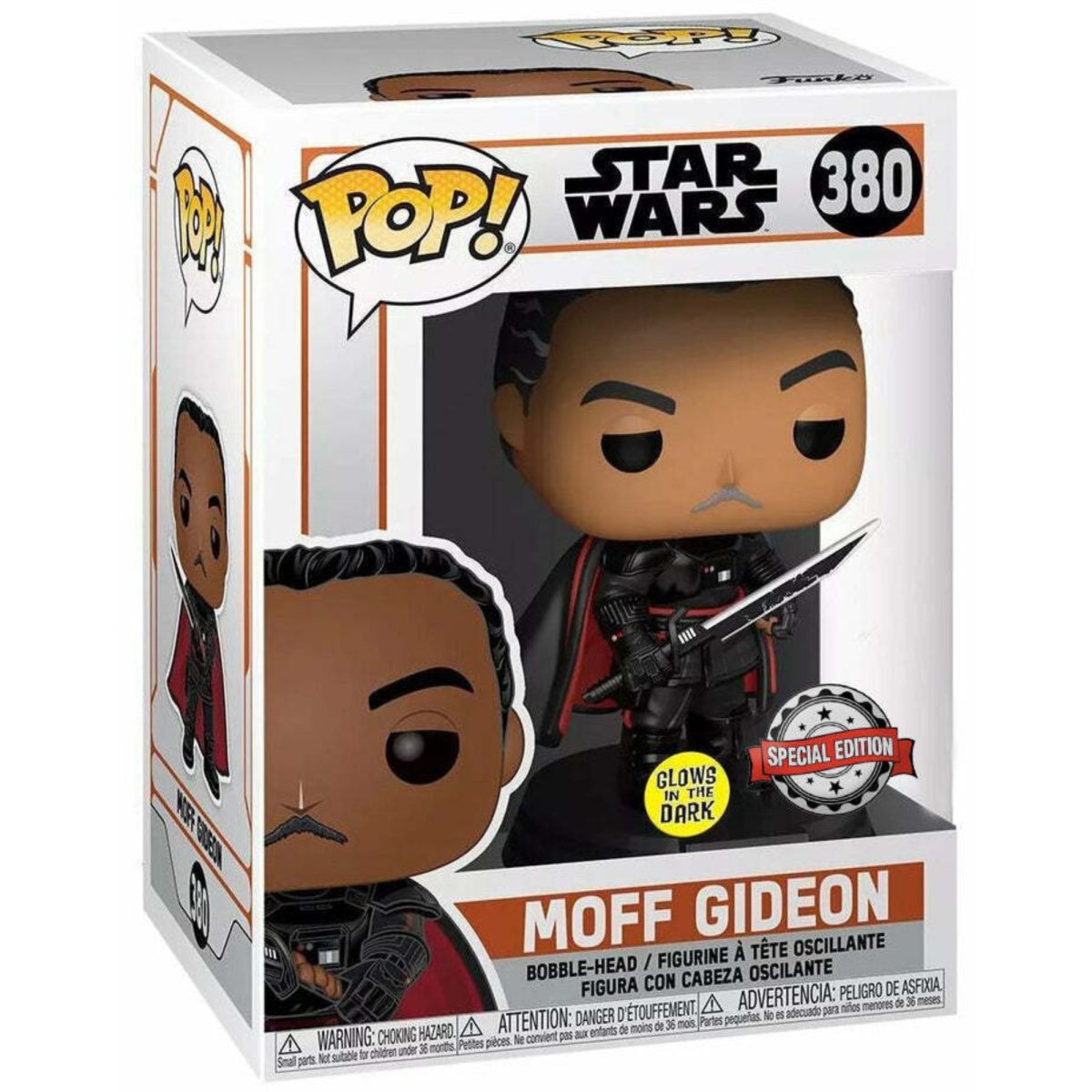 Star Wars - Moff Gideon [w/ Darksaber] (Glow Special Edition) #380 - Funko Pop! Vinyl Star Wars - Persona Toys