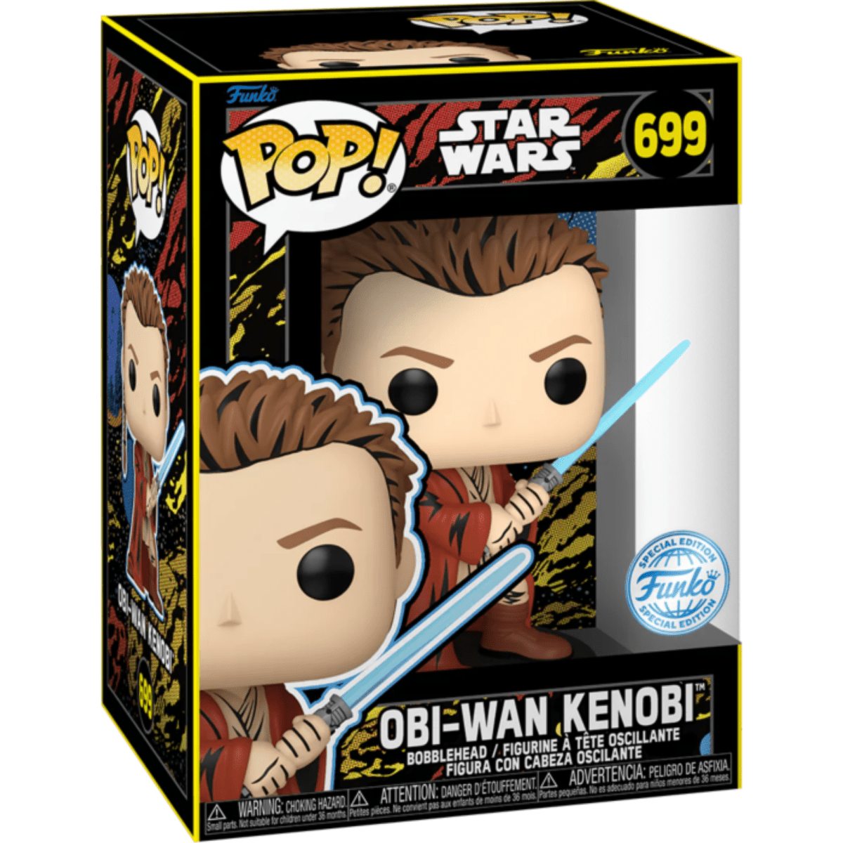Star Wars - Obi - Wan Kenobi (Retro) (Special Edition) 699 - Funko Pop! Vinyl Star Wars - Persona Toys