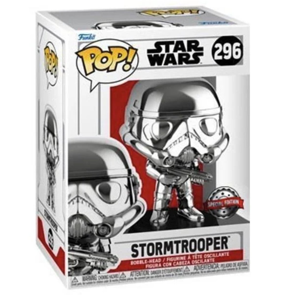 Star Wars - Stormtrooper [Silver Chrome] (Special Edition) #296 - Funko Pop! Vinyl Star Wars - Persona Toys