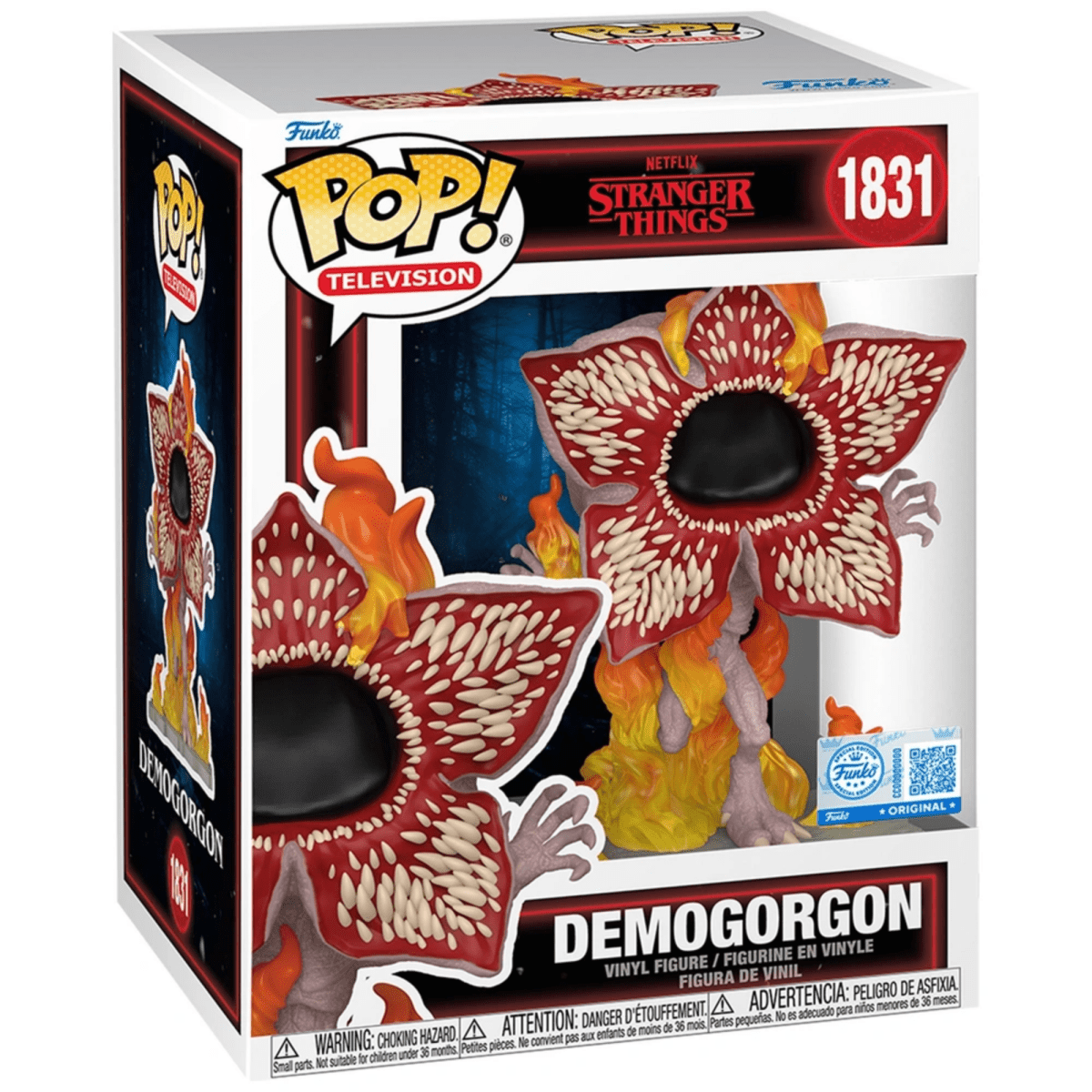 Stranger Things - Demogorgon (On Fire) (Special Edition) 1831 - Funko Pop! Vinyl Television - Persona Toys