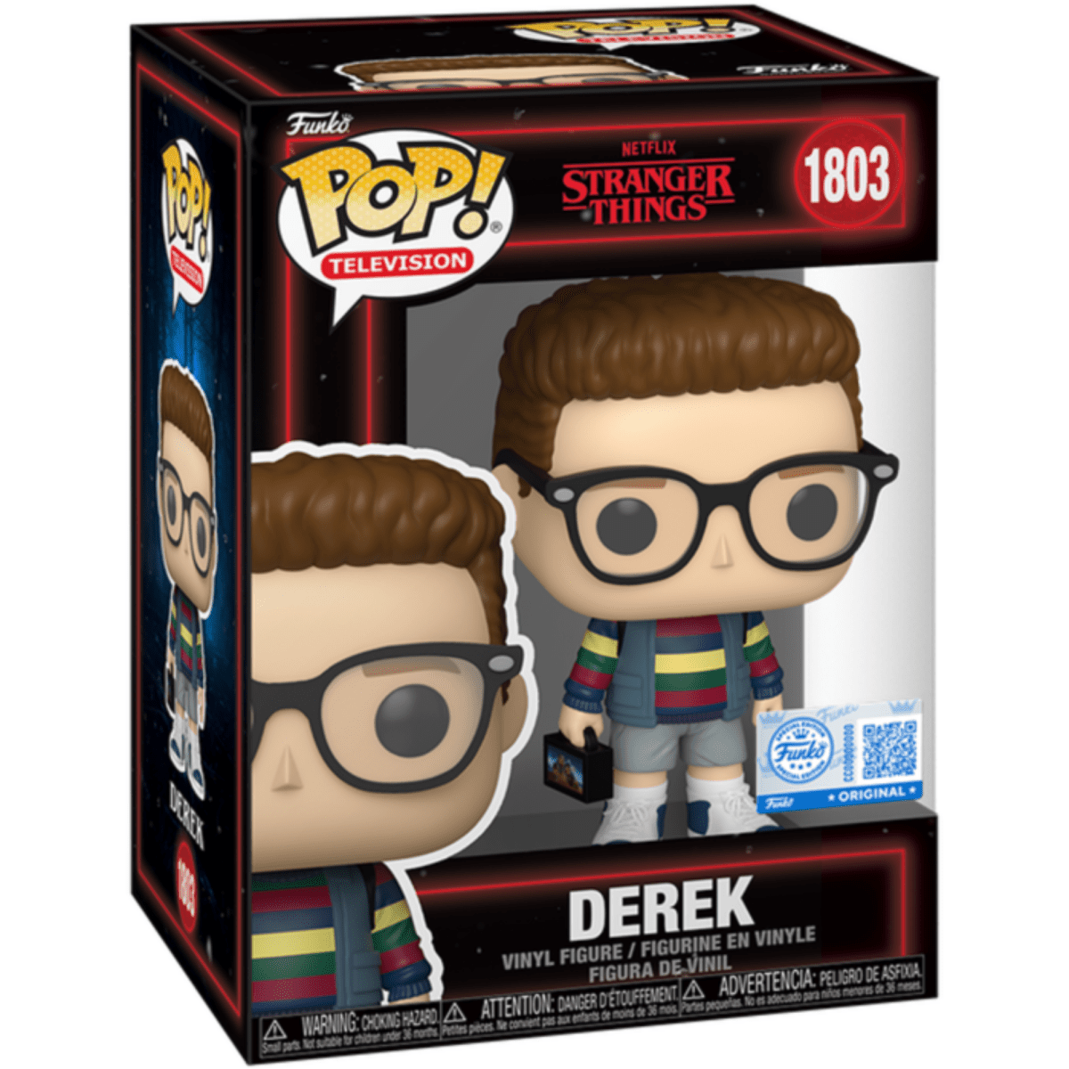 Stranger Things - Derek (Special Edition) 1803 - Funko Pop! Vinyl Television - Persona Toys